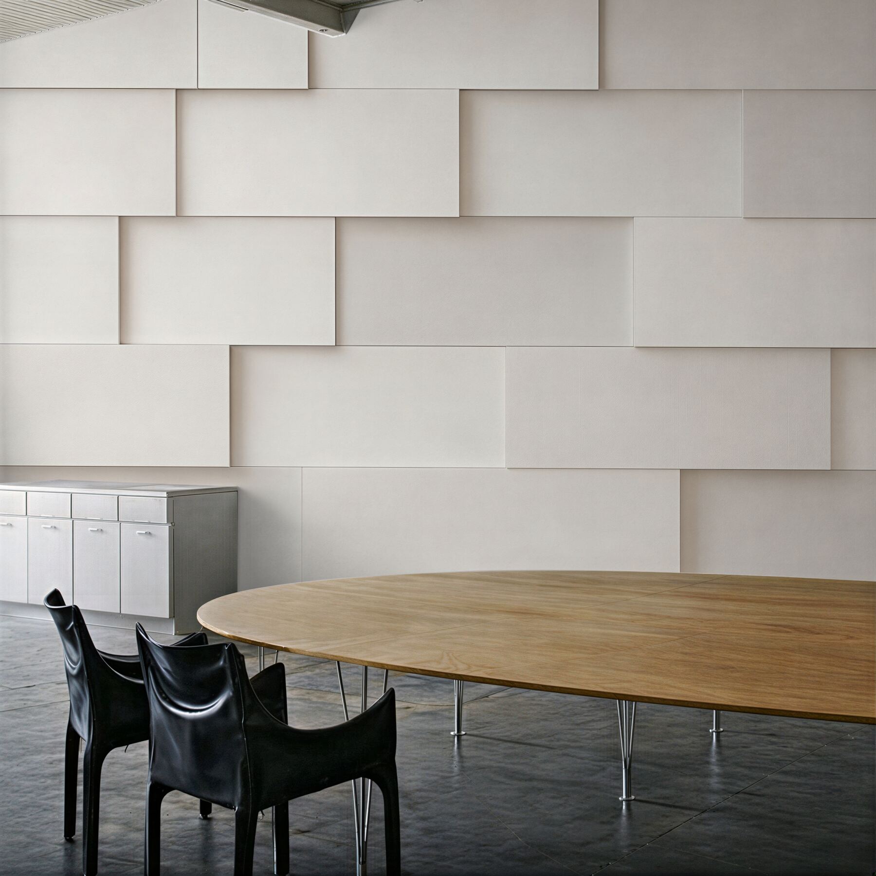 Fototapeta geometryczne panele 3D beżowe nowoczesna ściana?v23