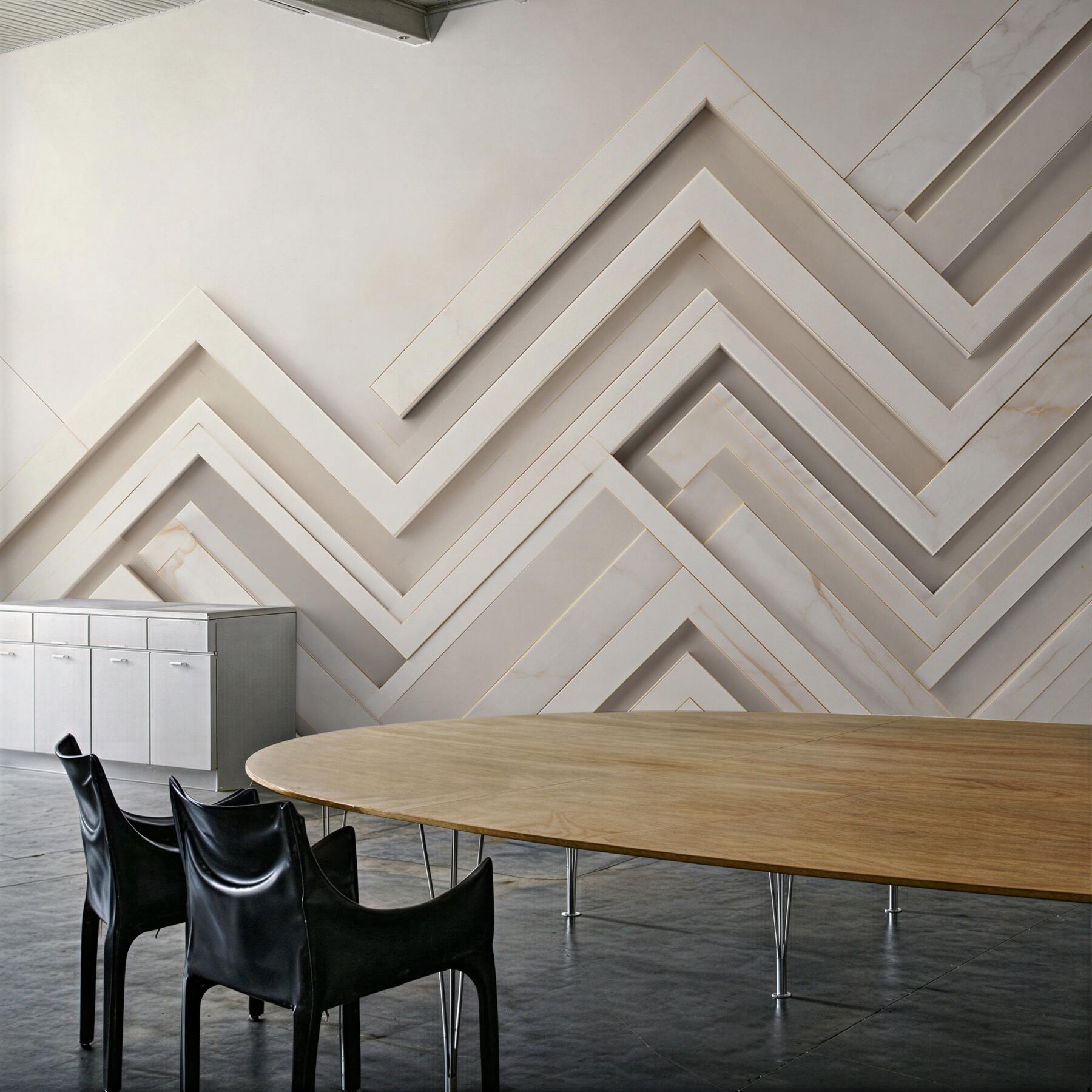 Fototapeta geometryczna beżowa 3D z marmurowym wzorem nowoczesna?v23