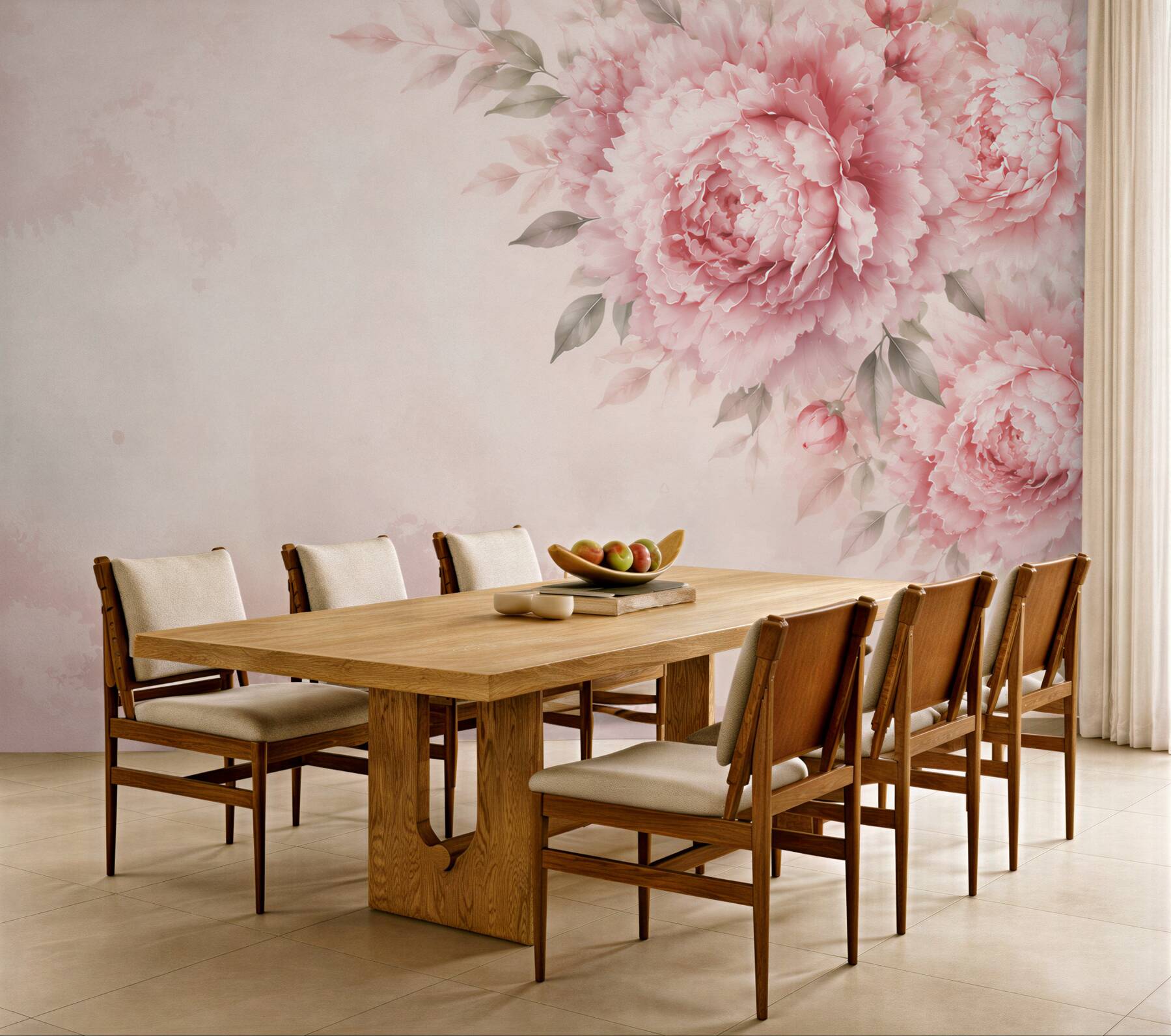Fototapeta różowe piwonie pastelowe eleganckie do salonu?v23