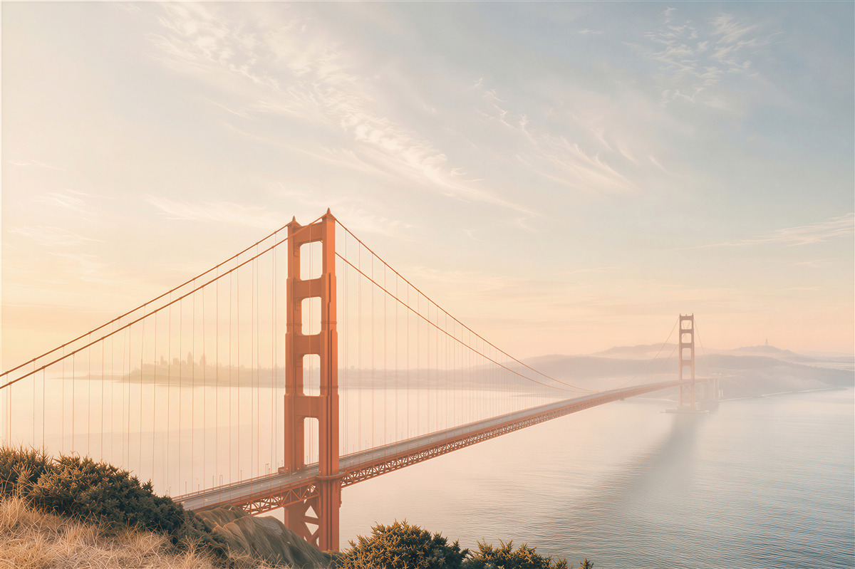 Fototapeta widok na most Golden Gate