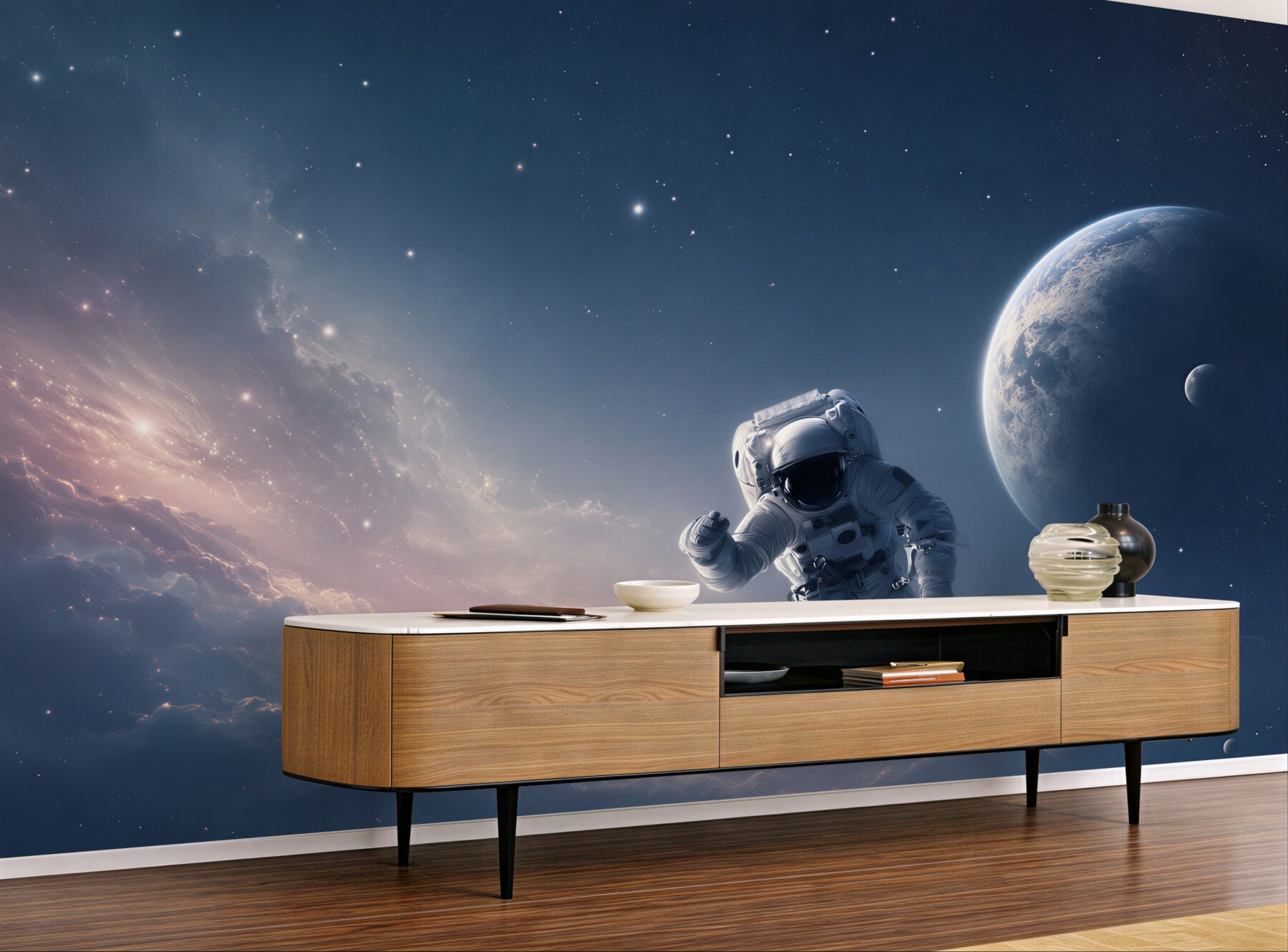 Fototapeta astronauta w kosmosie?v23