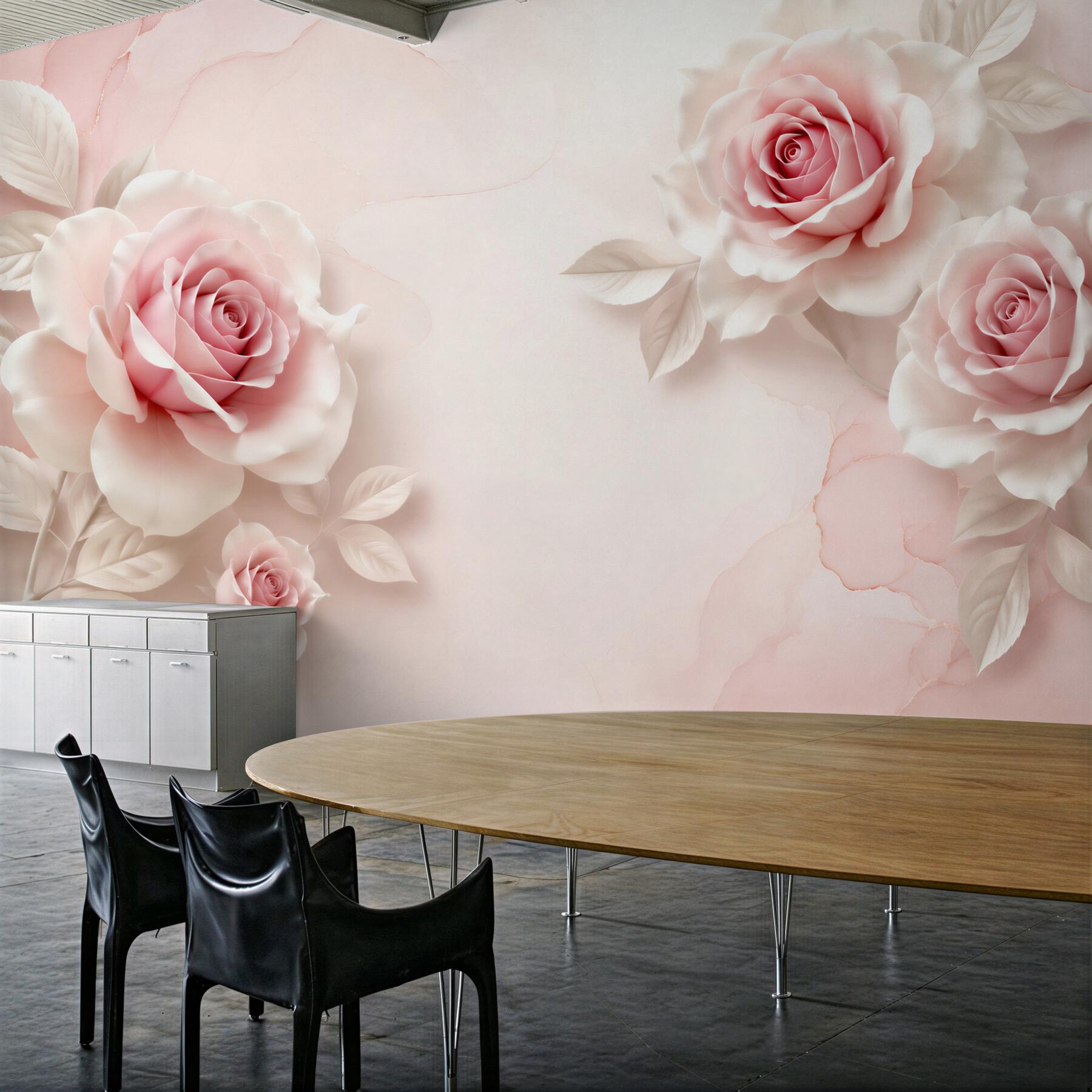 Fototapeta delikatna liliowa porcelanowa róża?v23