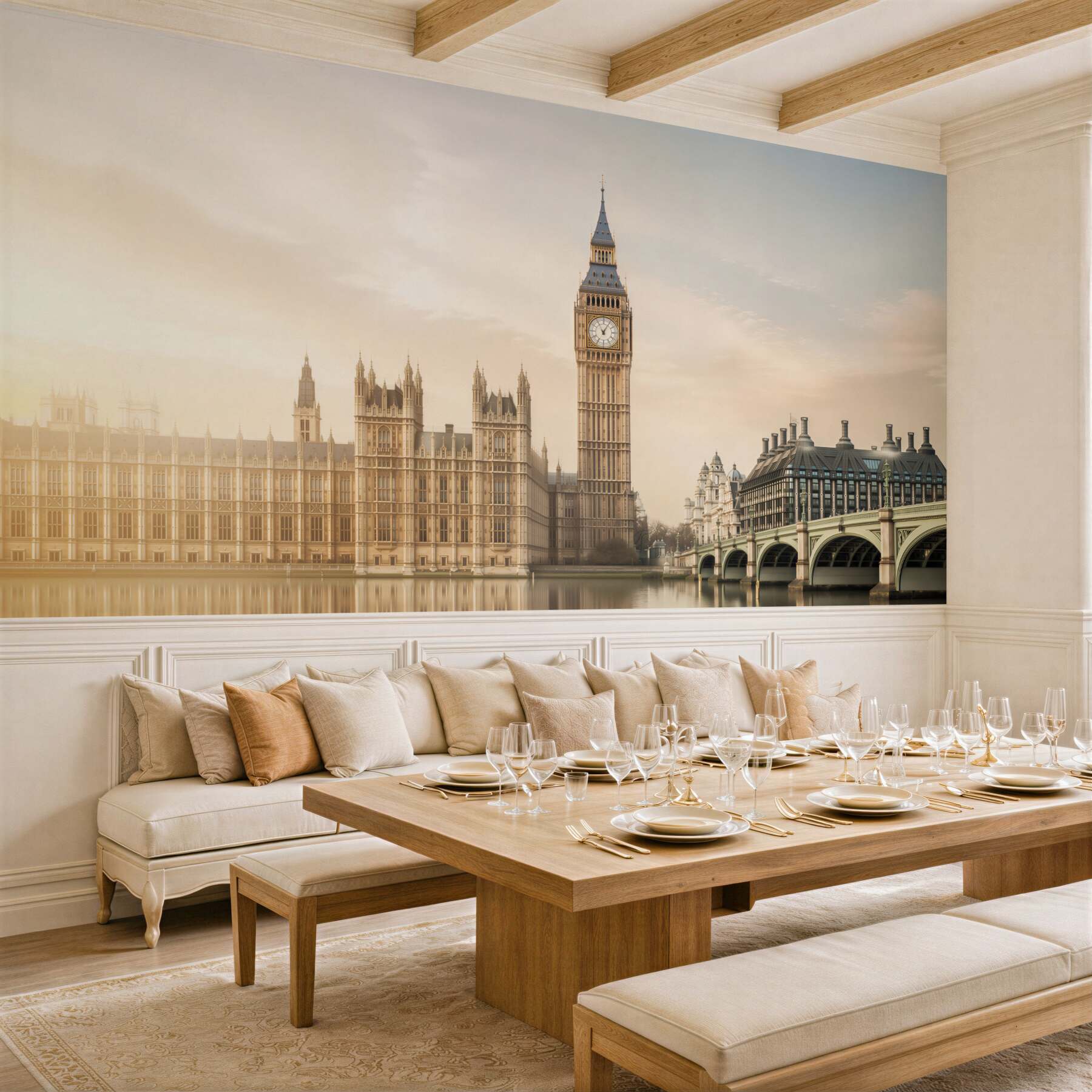 Fototapeta Big Ben czarno-biały Londyn?v23