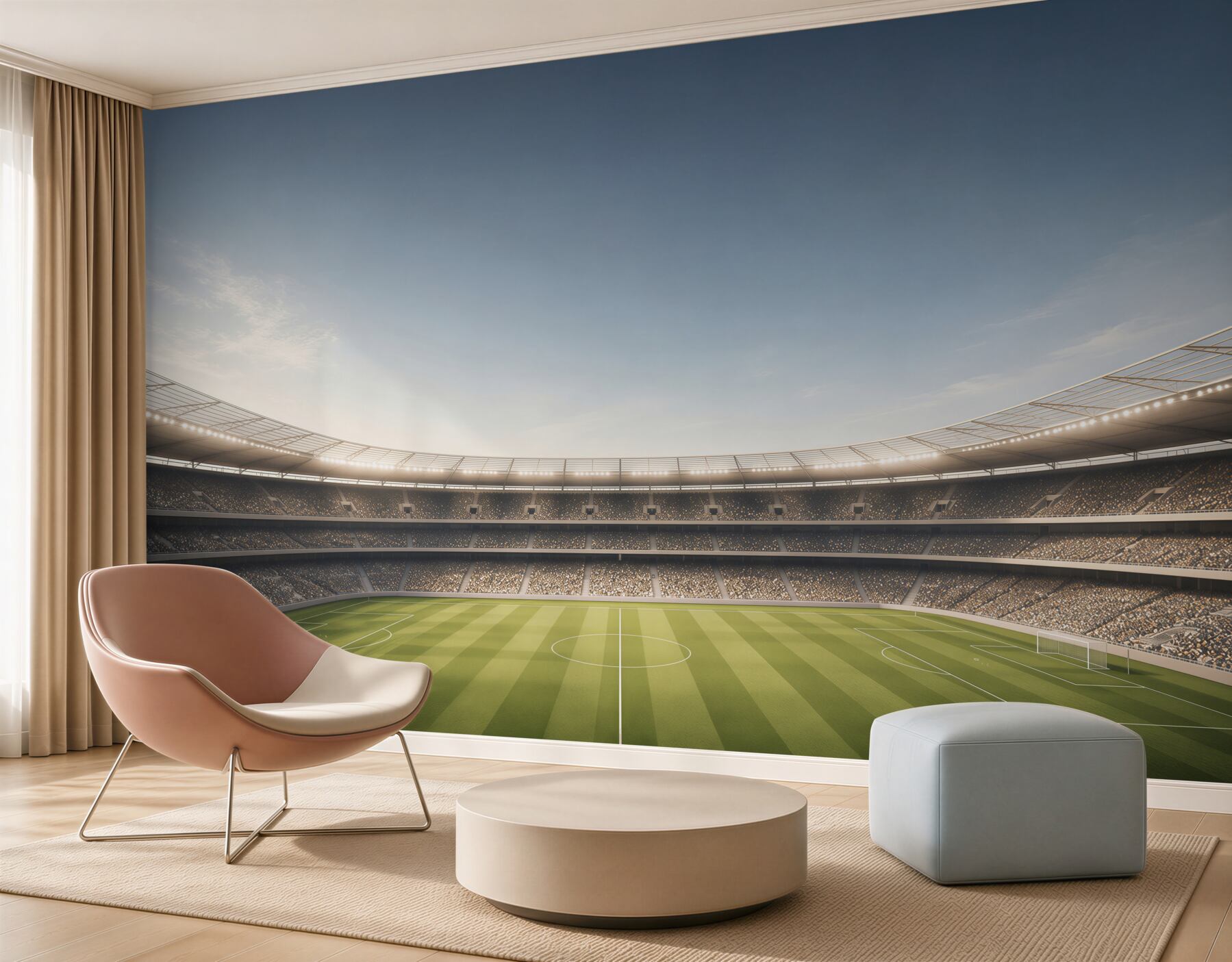 Fototapeta Arena piłkarska z widzami?v23