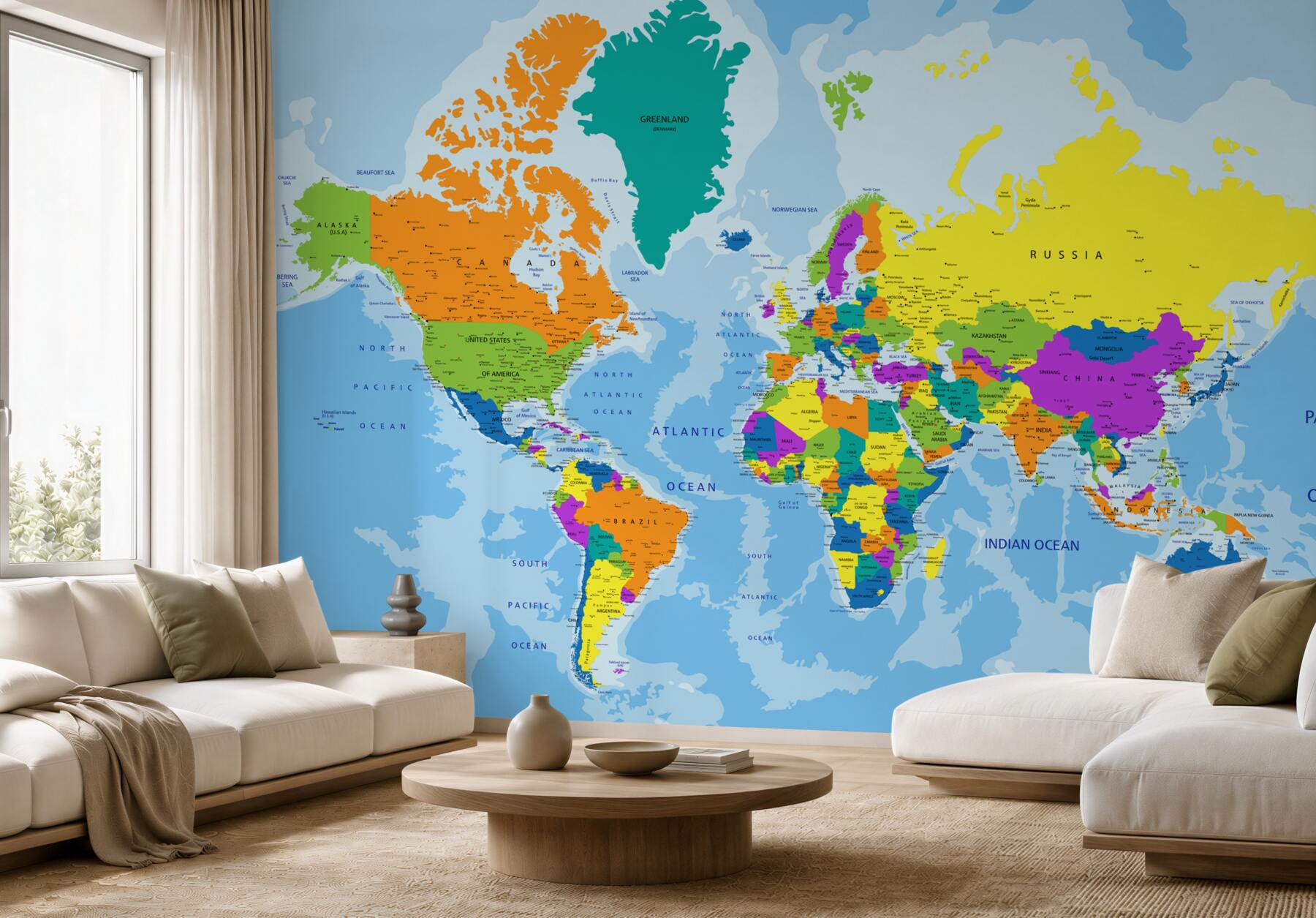 Fototapeta geopolityczna mapa świata?v23