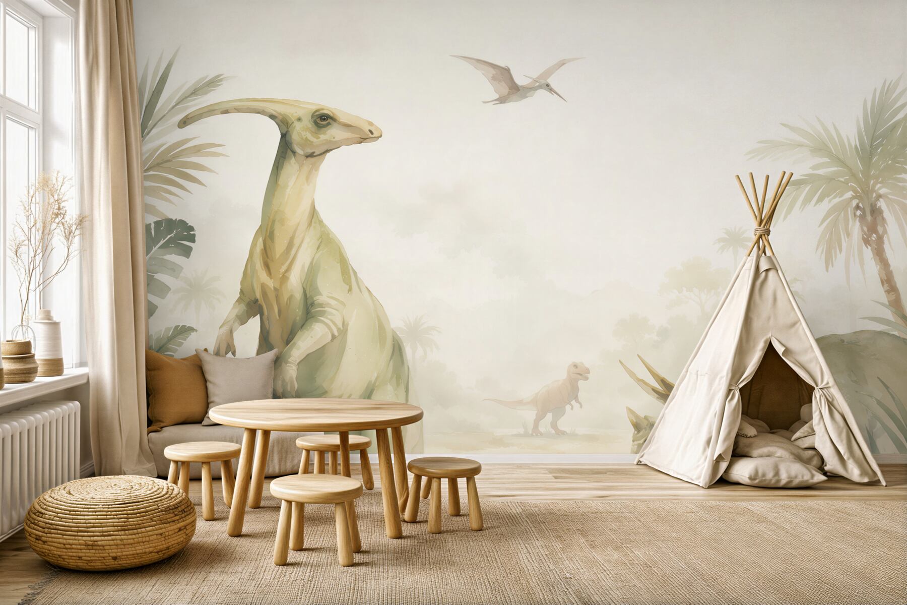 Fototapeta świat dinozaurów