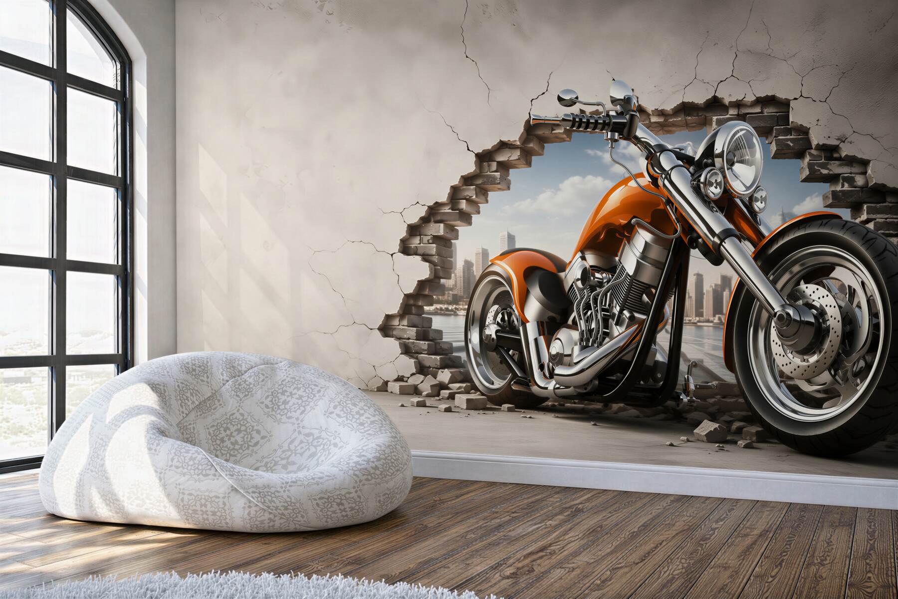 Fototapeta graffiti na motocyklu?v23