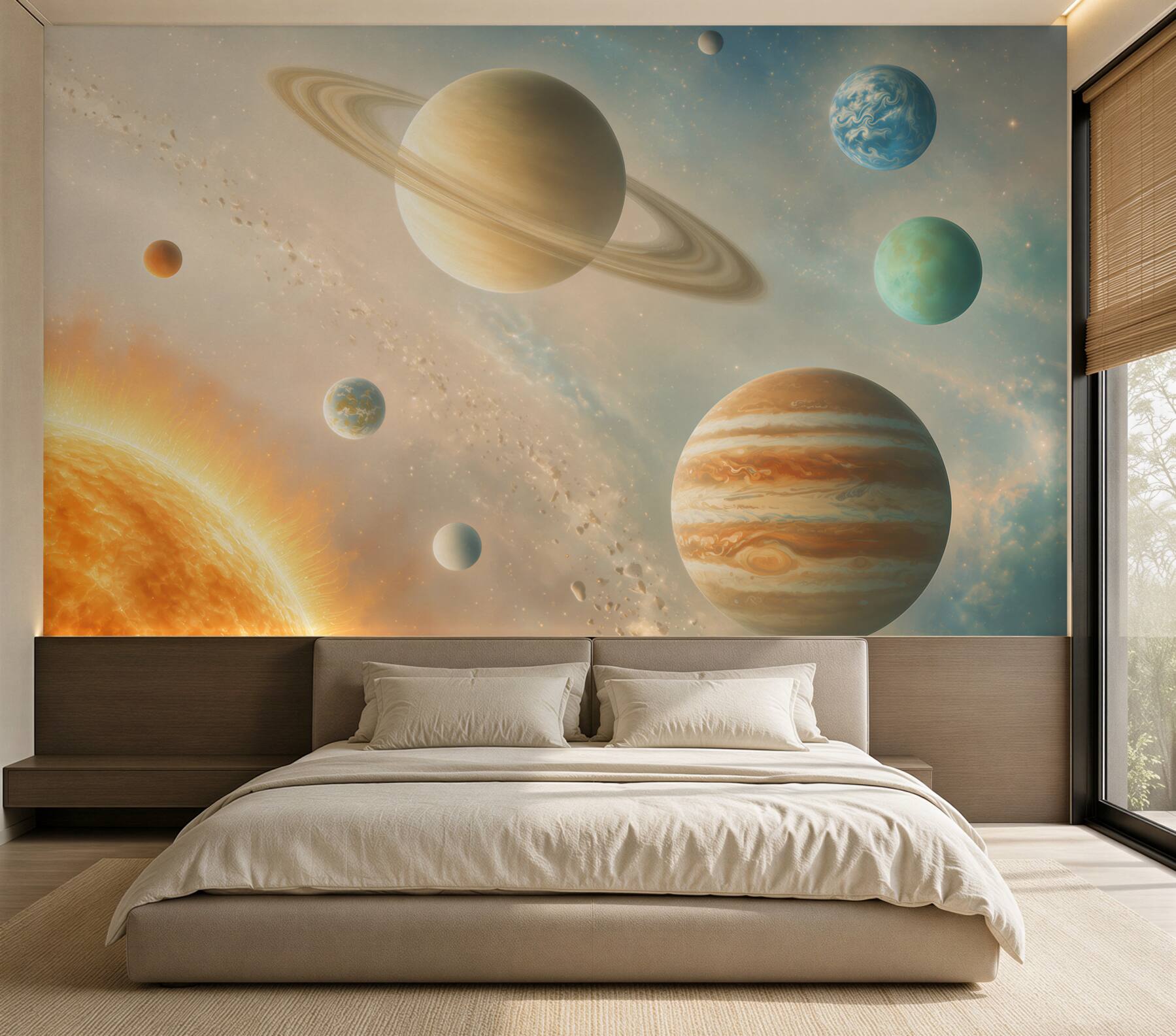 Fototapeta planety wokół słońca?v23