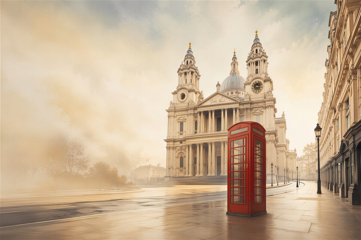 Fototapeta Szczegóły i atrakcje Londynu