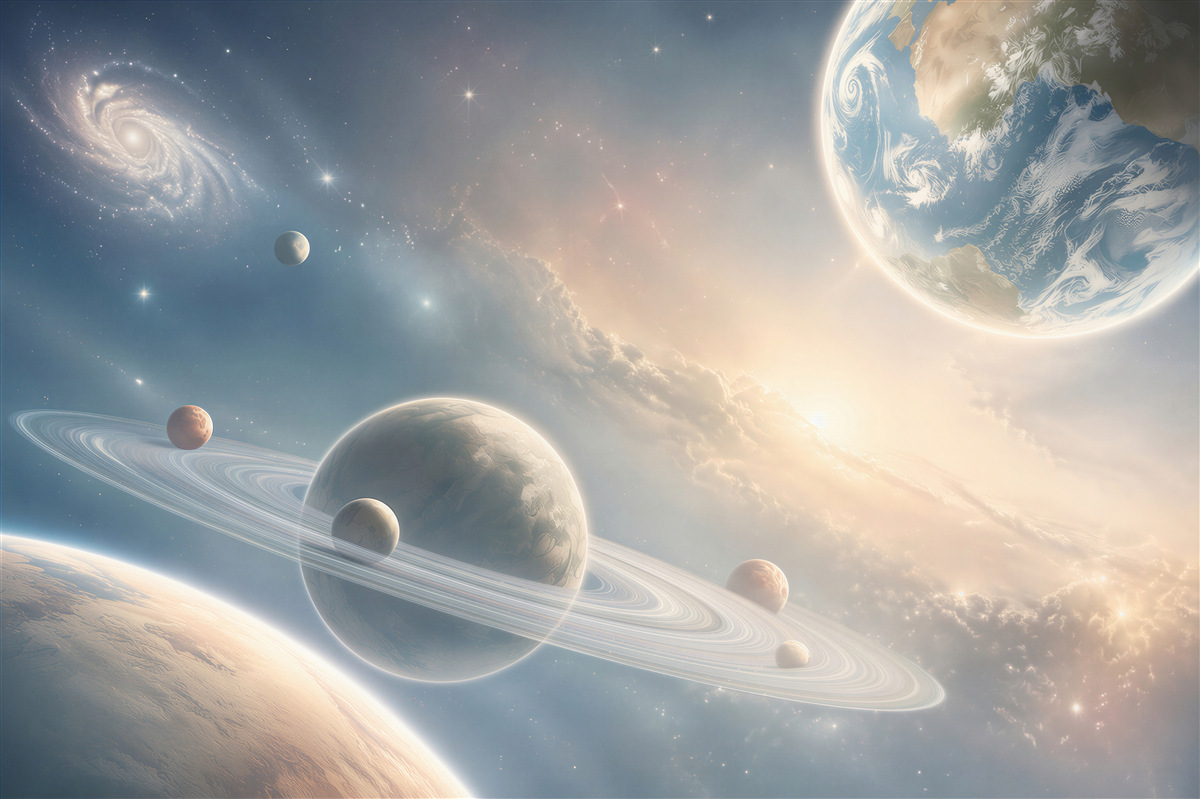 Fototapeta Planety w kosmosie
