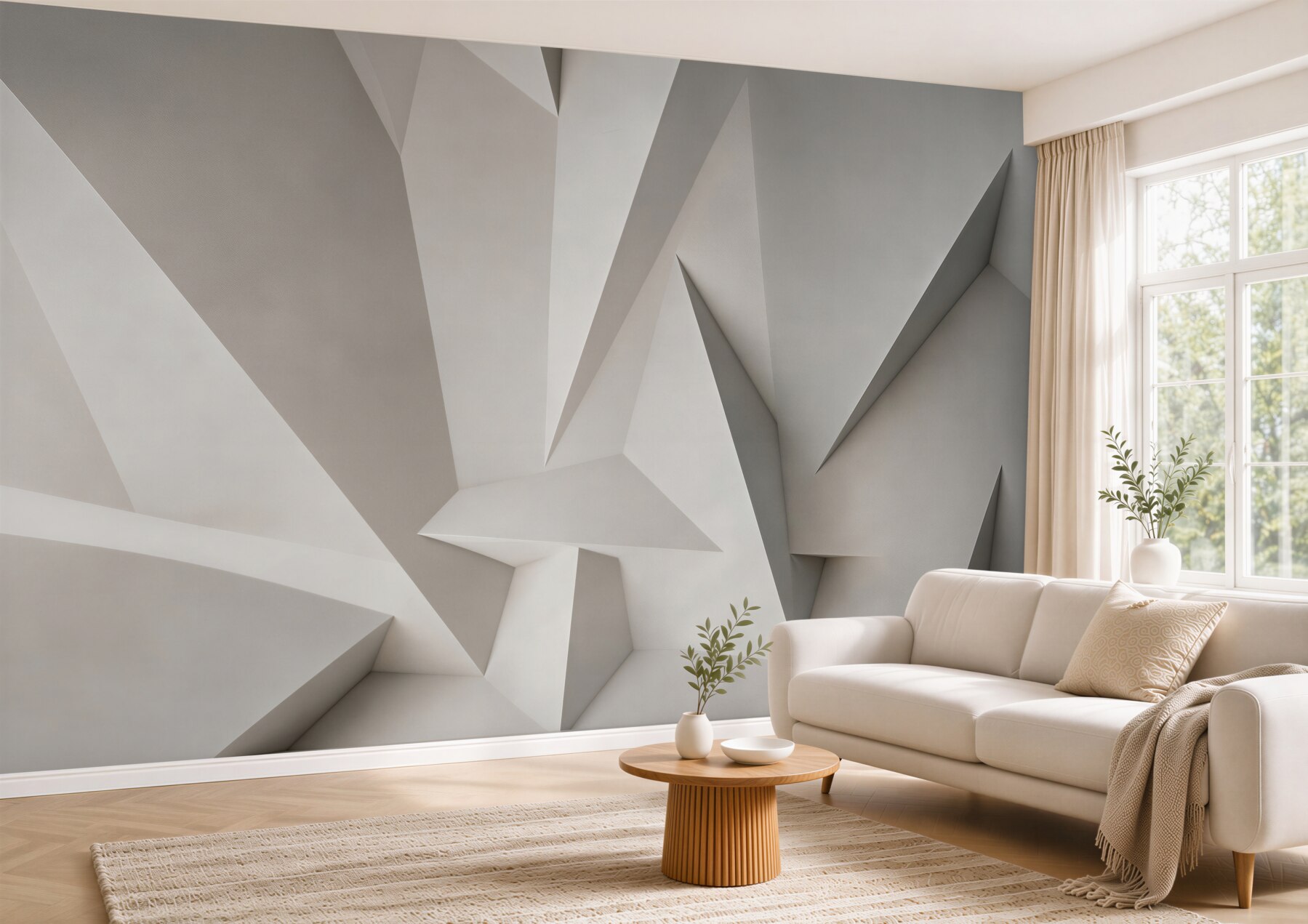 Fototapeta wolumetryczna czarna geometria?v23