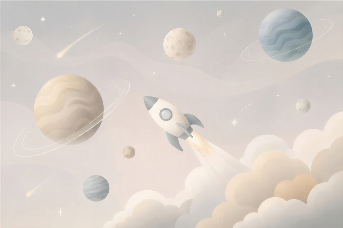 Fototapeta Podróż międzyplanetarna