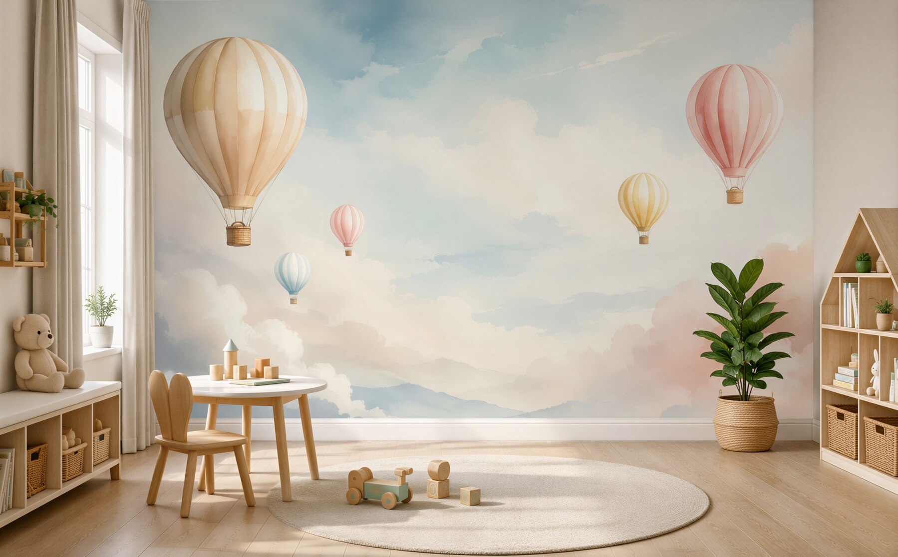Fototapeta Balony wisi na niebie?v23