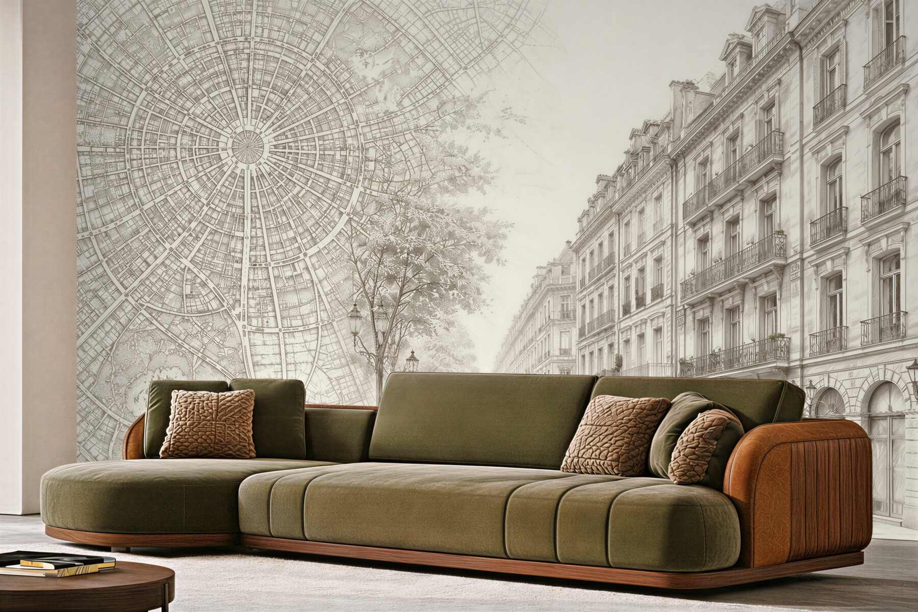 Fototapeta elegancka ulica i plan miasta?v23