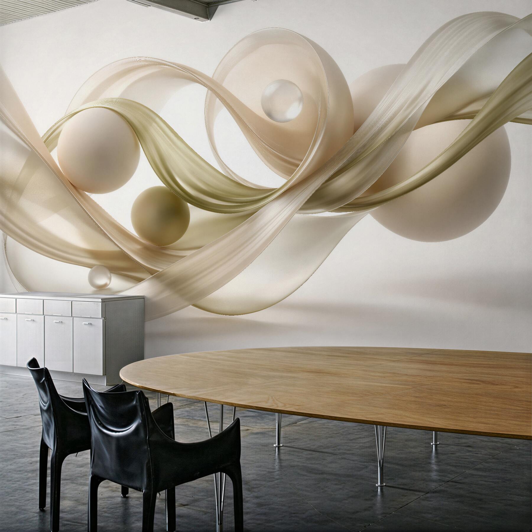 Fototapeta złota abstrakcja z kulami 3d?v23