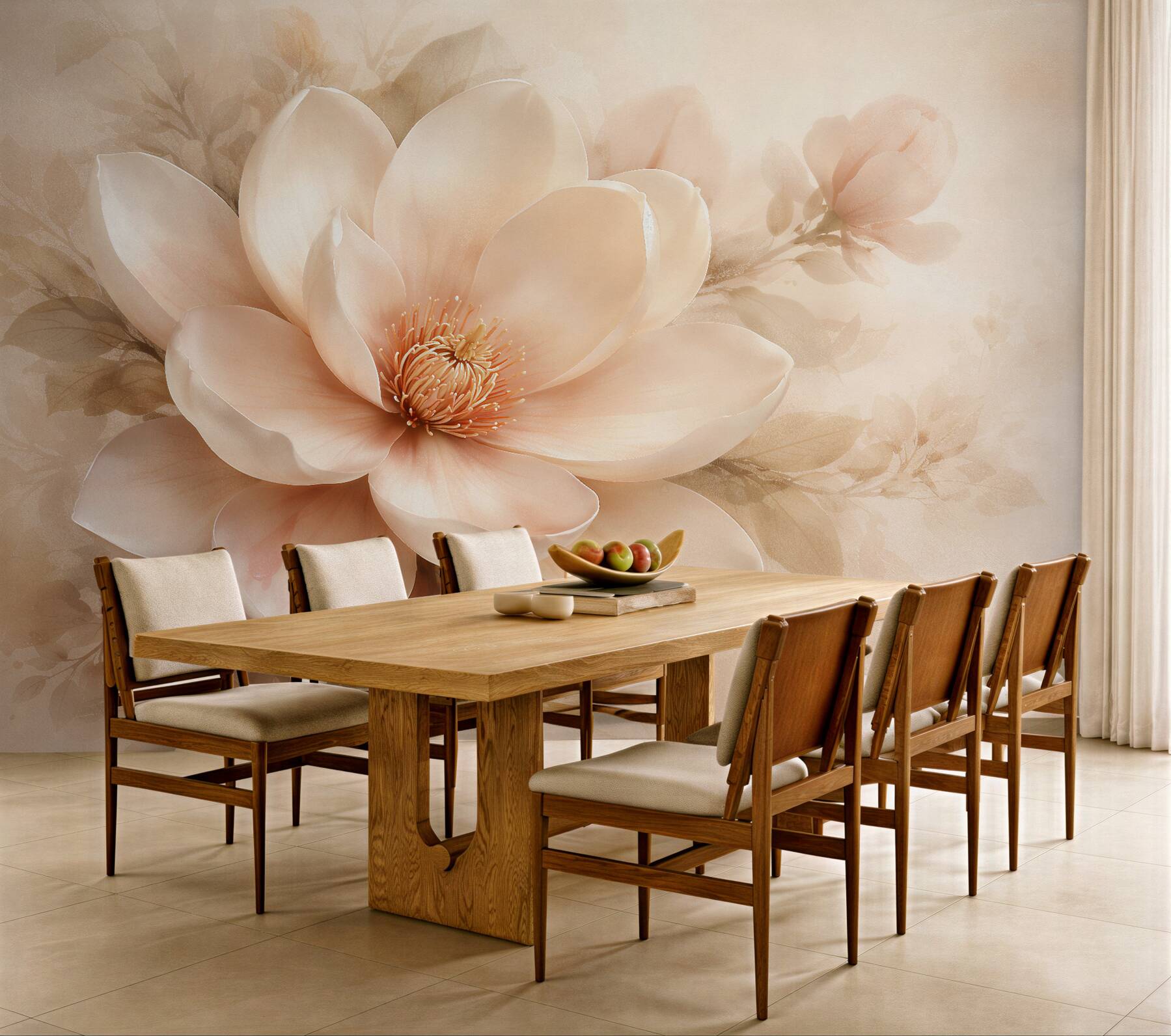 Fototapeta jasna magnolia w pastelowej poświacie?v23