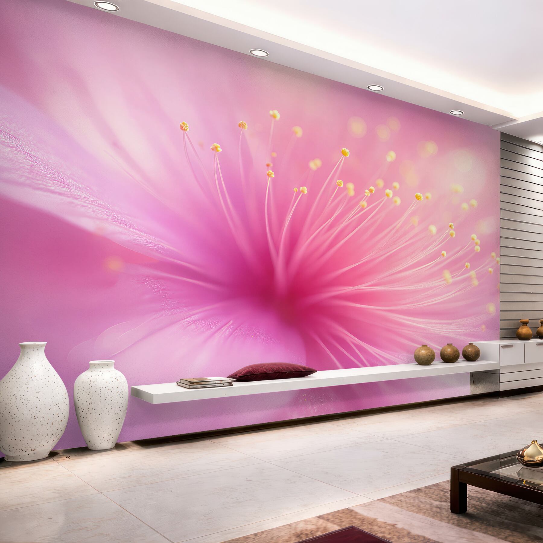 Fototapeta różowy kwiat w makro?v23