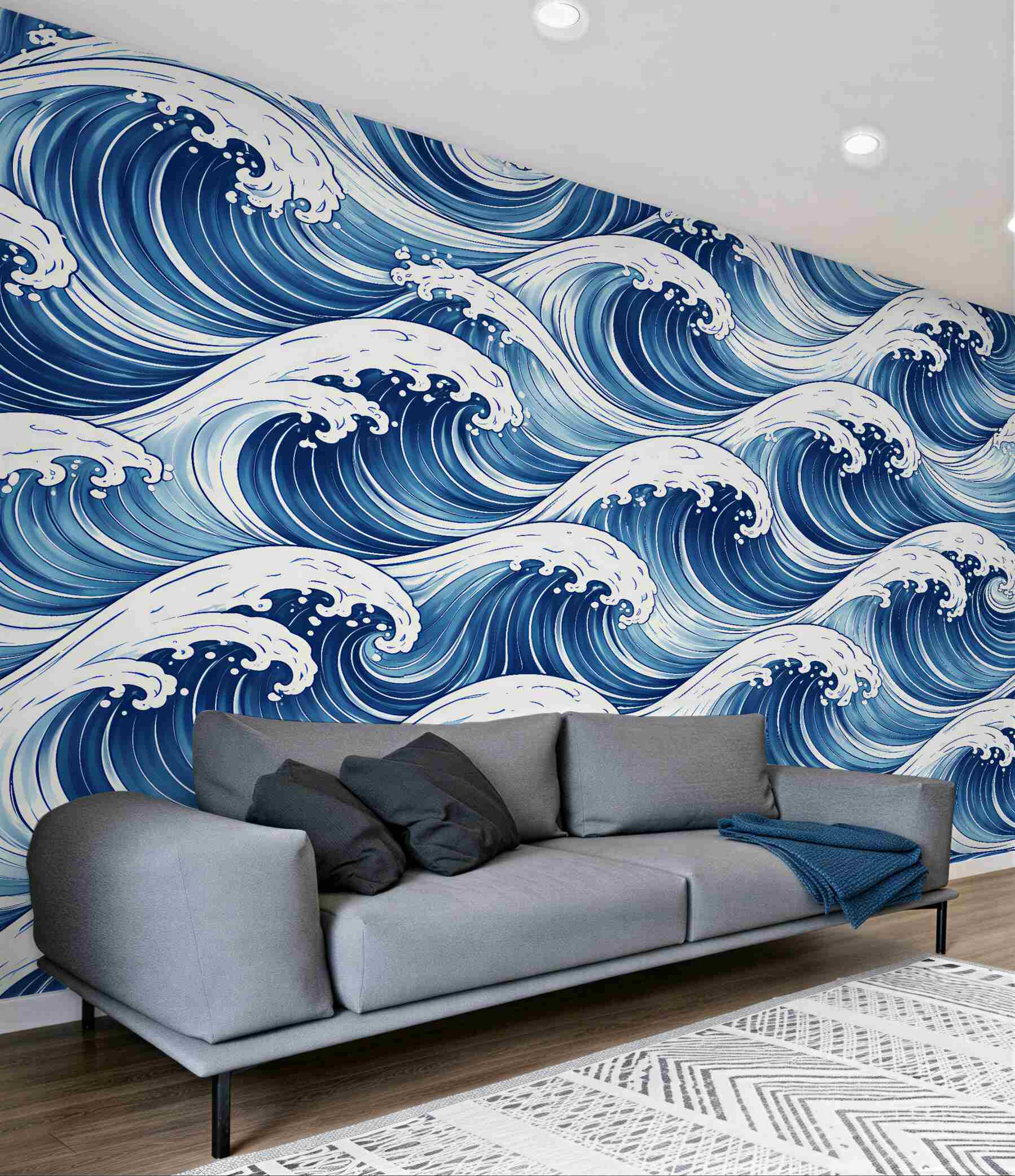 Fototapeta dynamiczne oceaniczne fale?v23