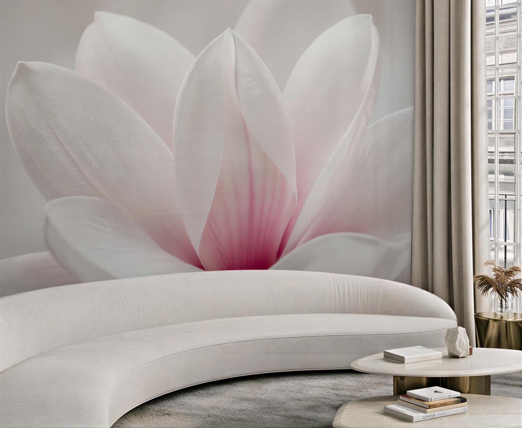 Fototapeta delikatne płatki magnolii w zbliżeniu?v23