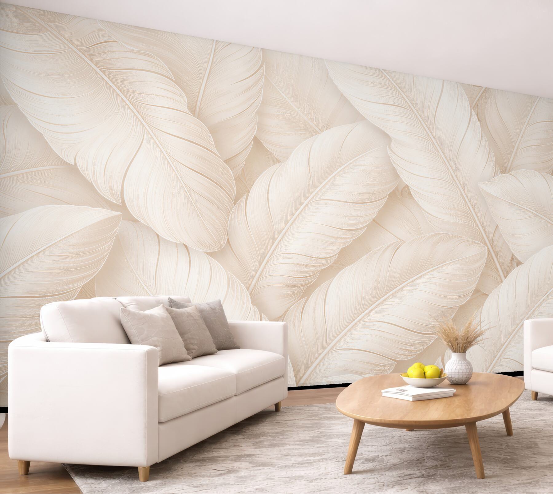Fototapeta kremowe pióra w elegancji?v23