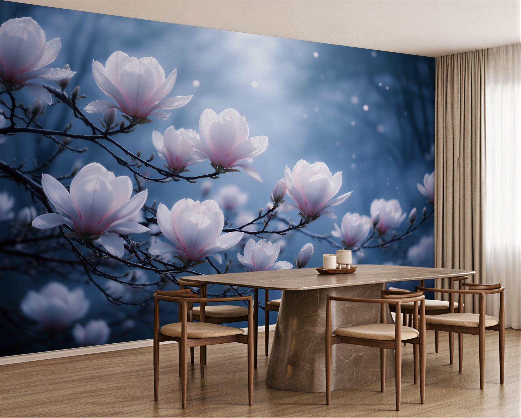 Fototapeta magnolie w księżycowej mgle?v23