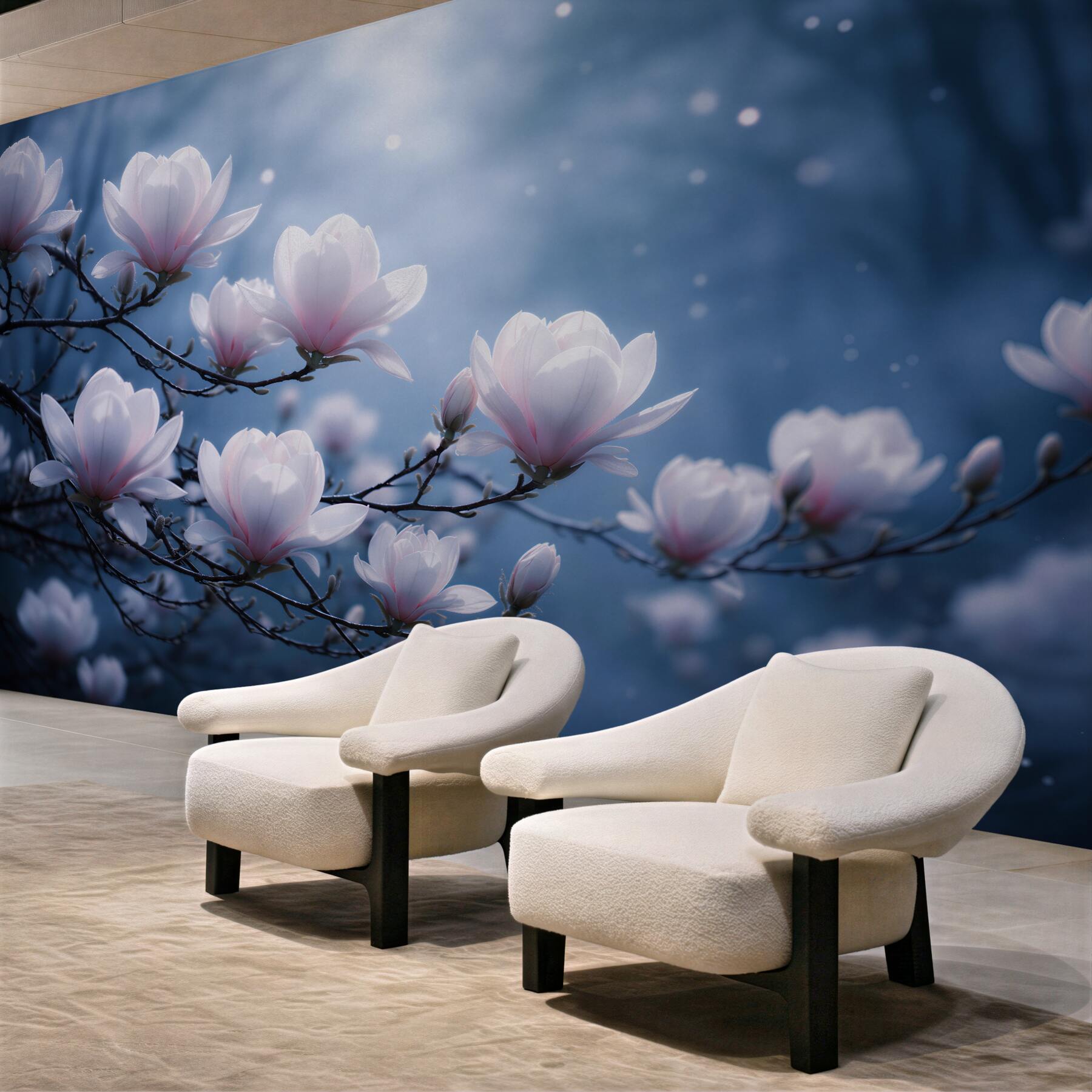 Fototapeta magnolie w księżycowej mgle?v23