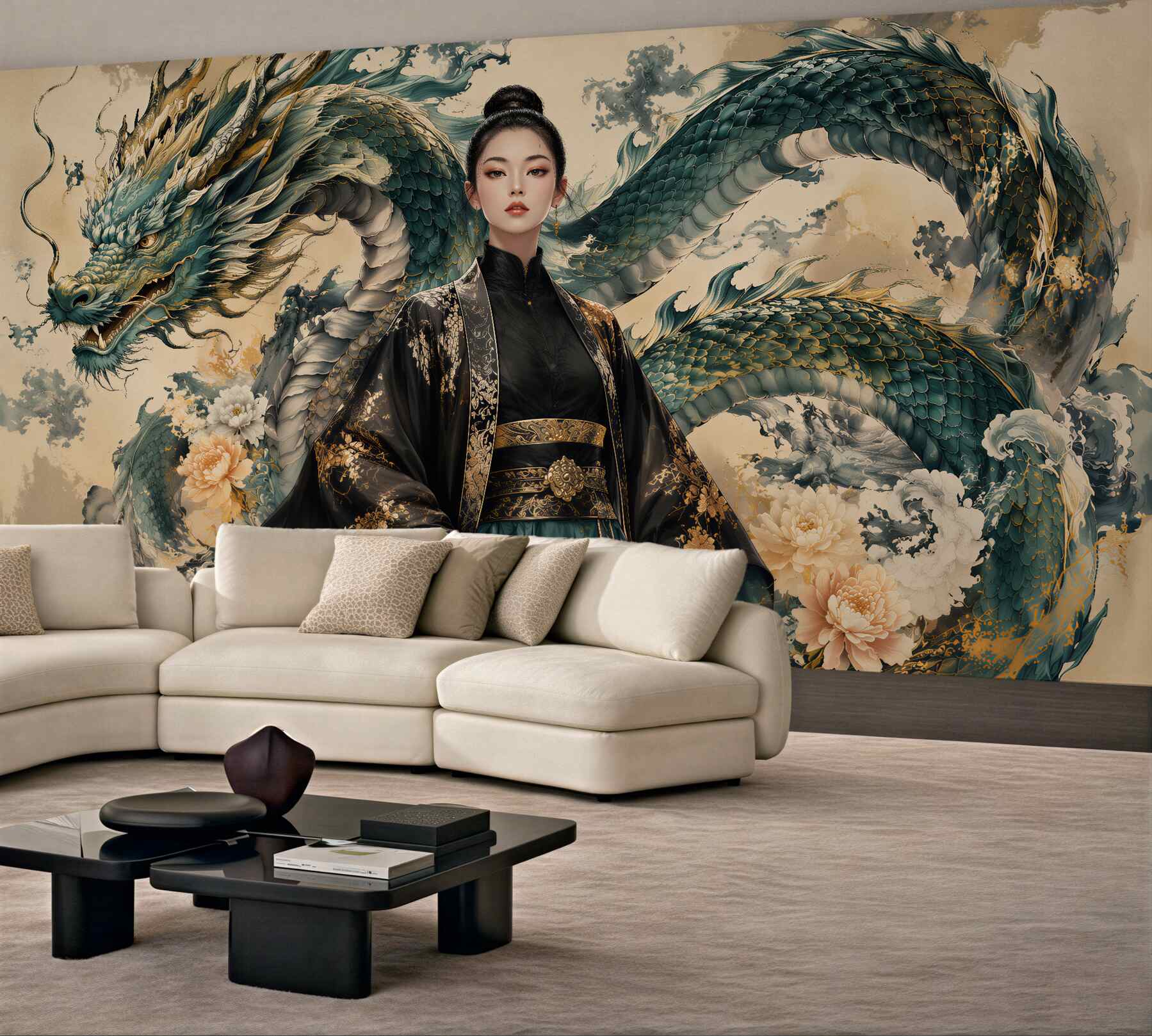 Fototapeta smocza elegancja w orientalnym stylu?v23