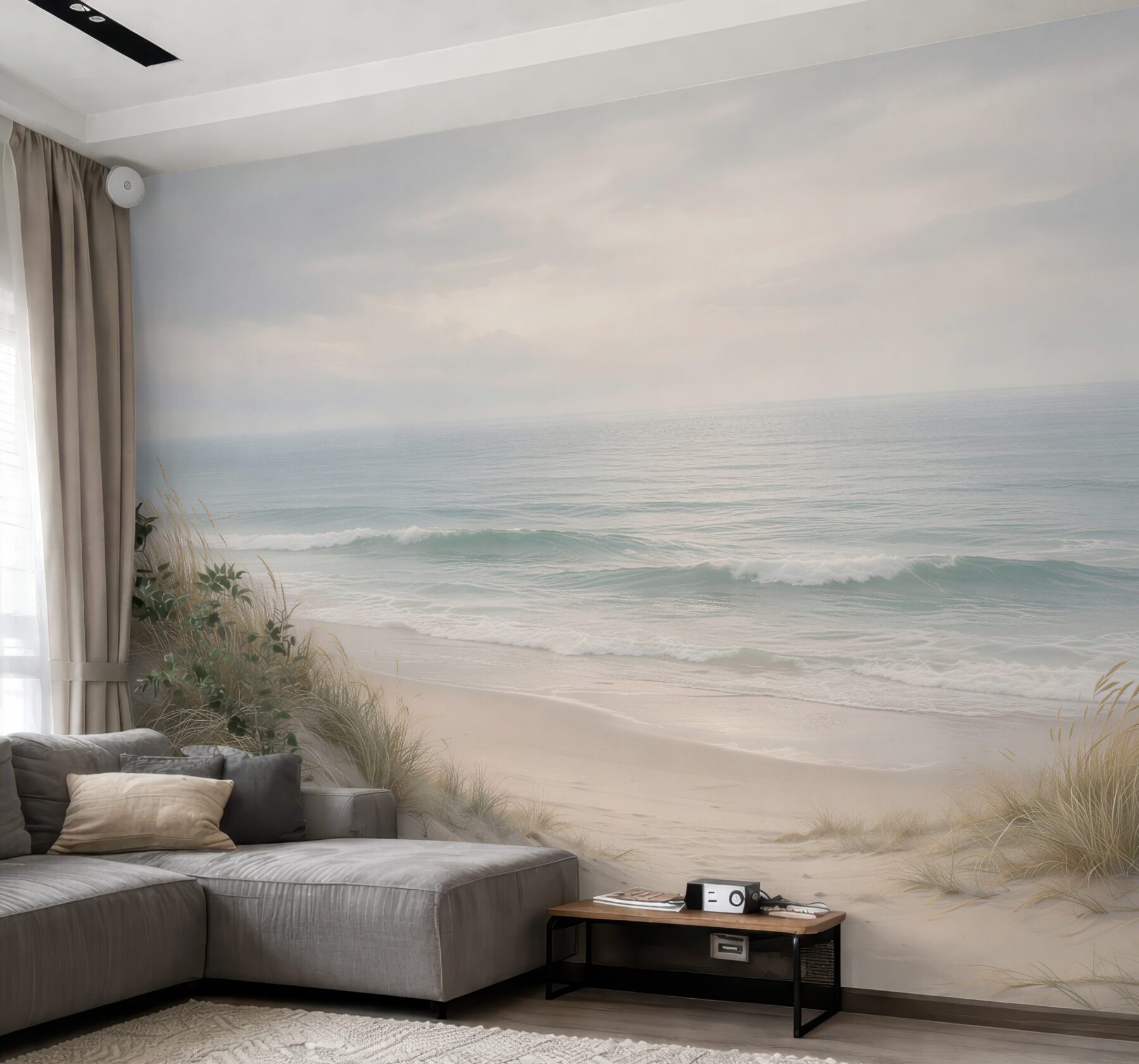 Fototapeta pastelowa plaża o Świcie?v23