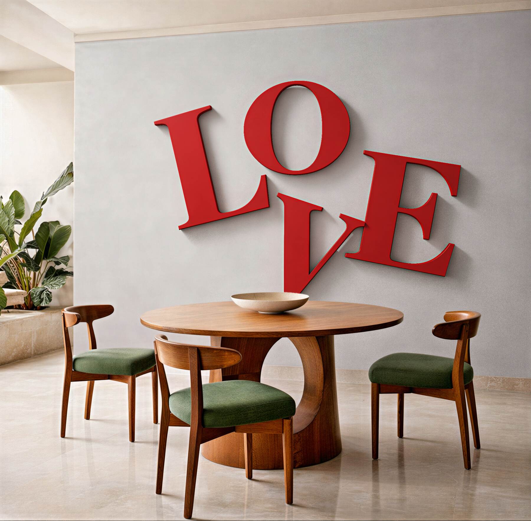 Fototapeta czerwony napis love 3d?v23