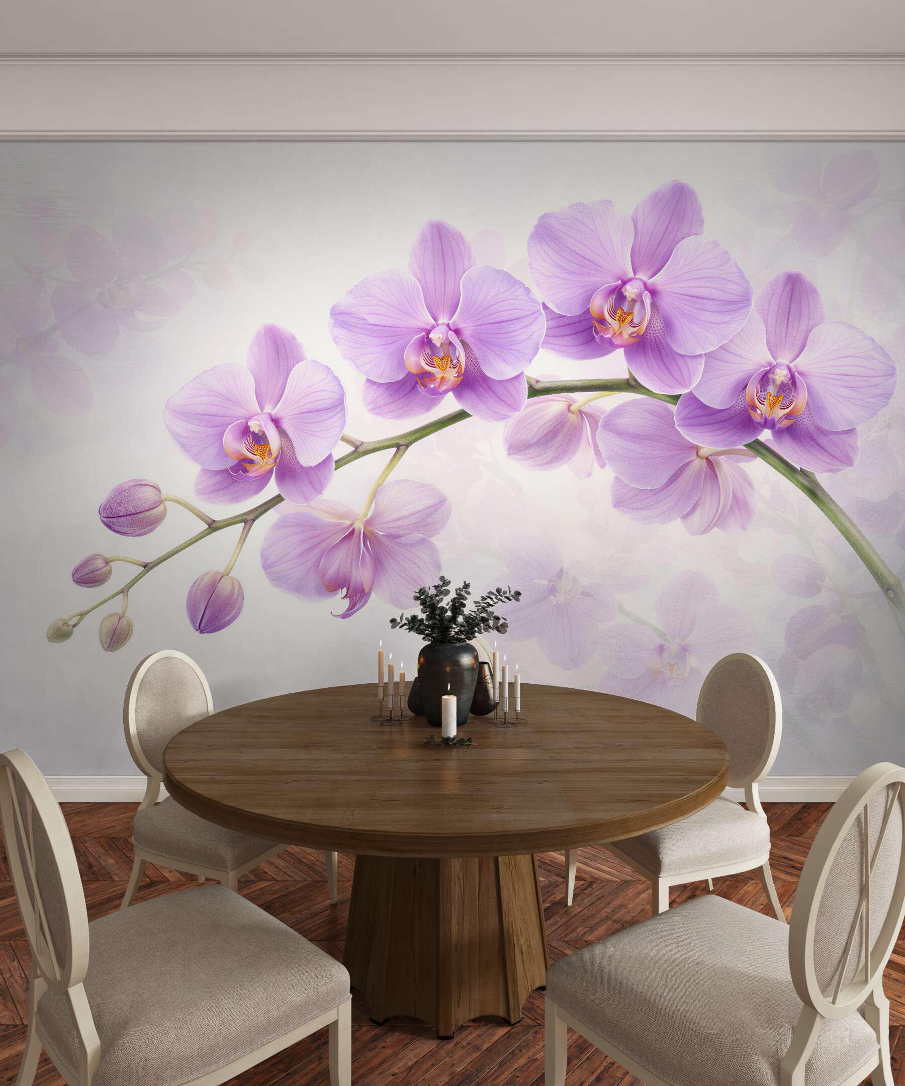 Fototapeta delikatne lilowe orchidee?v23