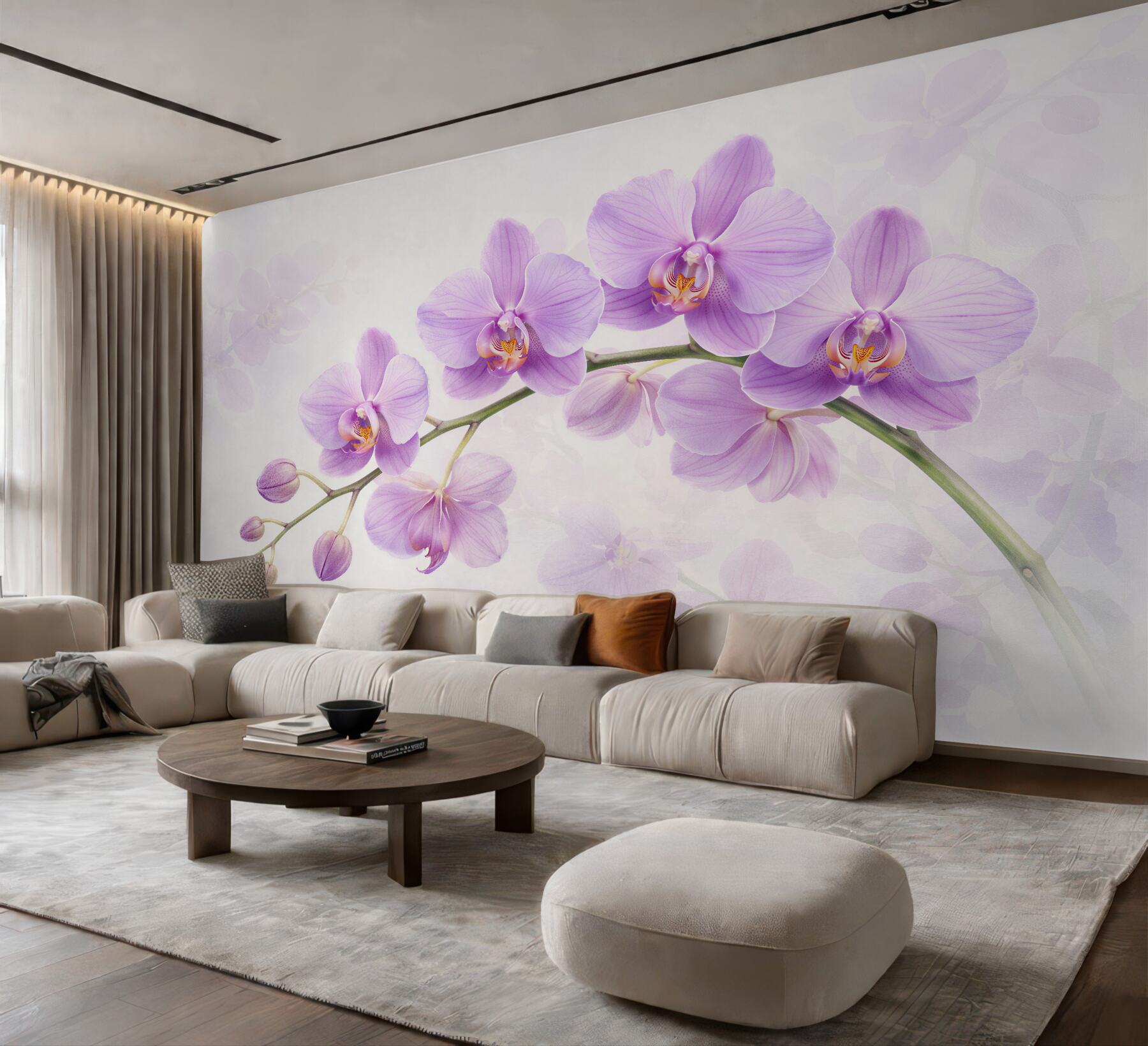 Fototapeta delikatne lilowe orchidee?v23