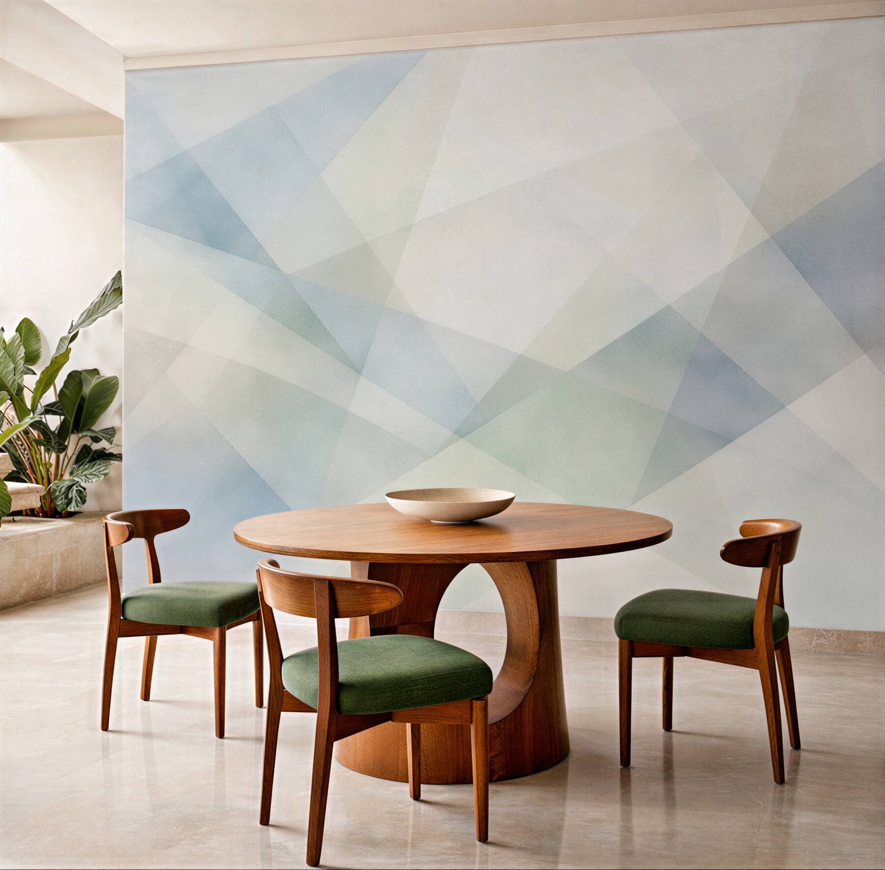 Fototapeta pastelowa geometria w subtelnych przenikaniach?v23