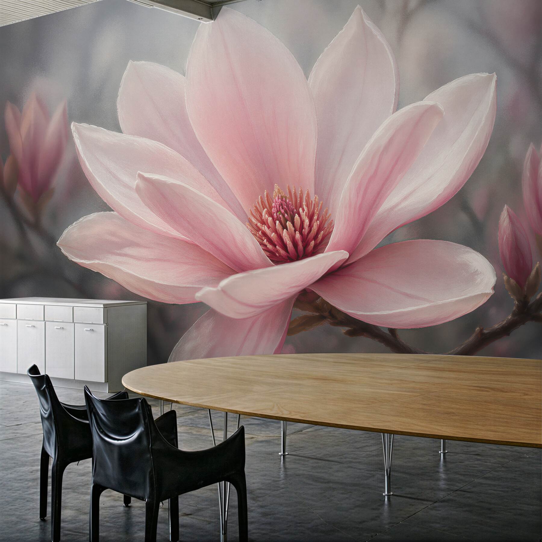 Fototapeta różowa magnolia o świcie?v23