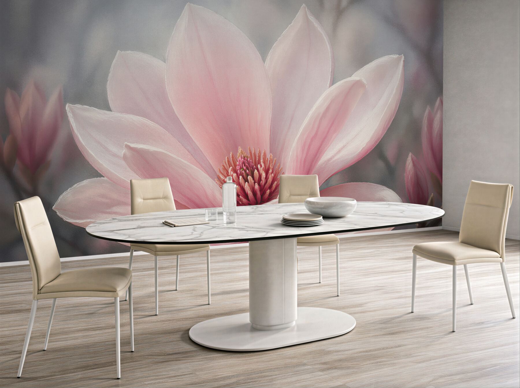 Fototapeta różowa magnolia o świcie?v23