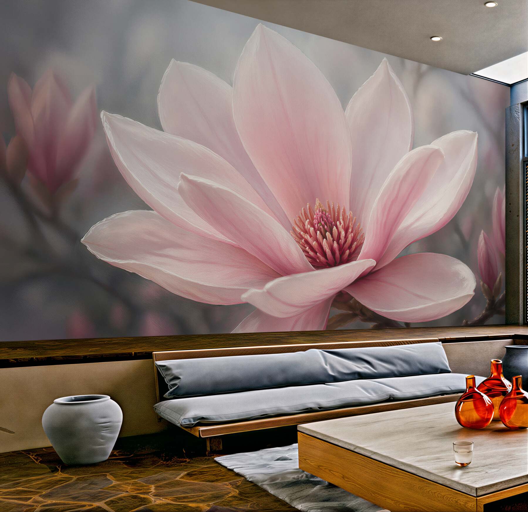 Fototapeta różowa magnolia o świcie?v23