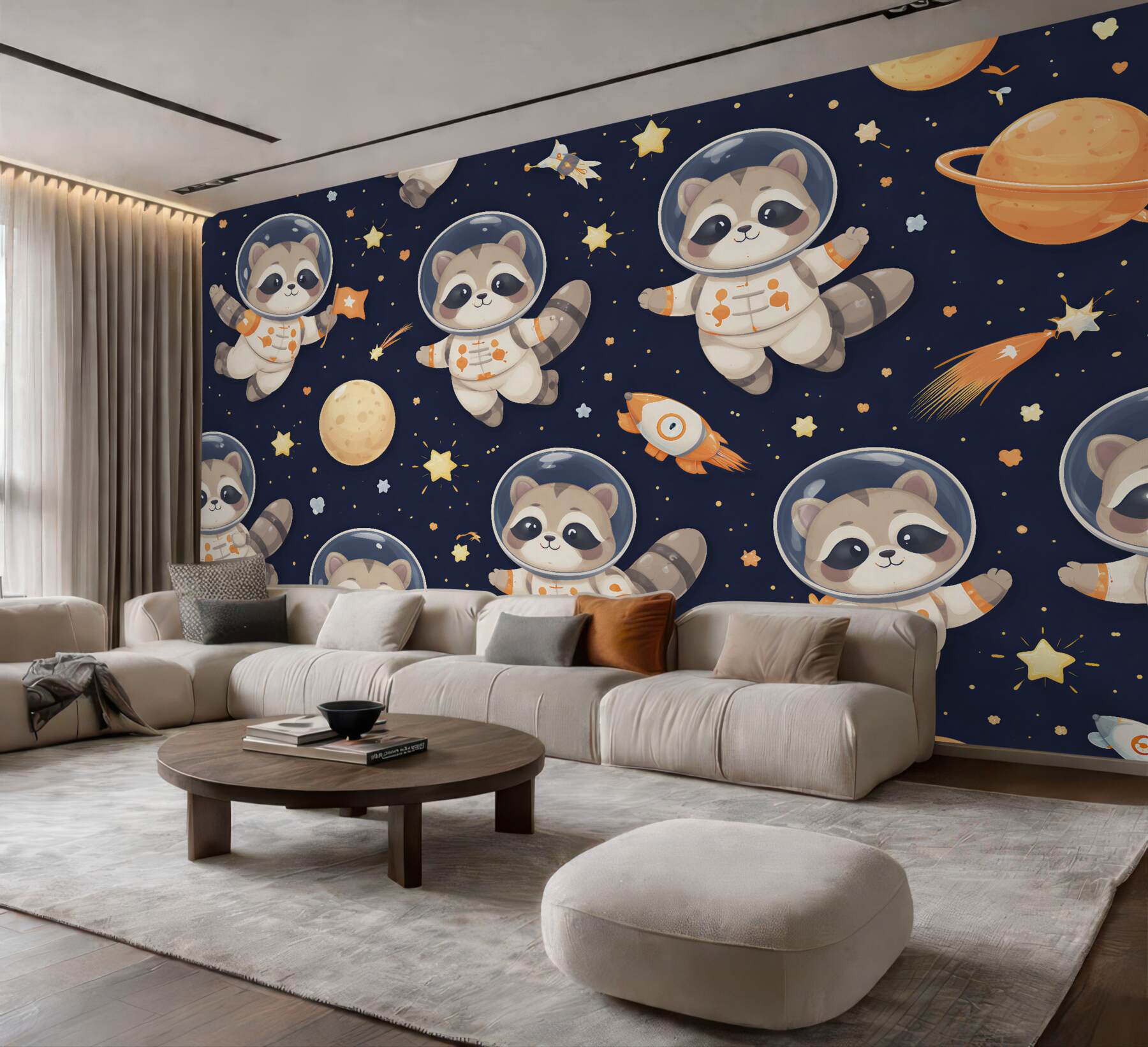 Fototapeta szopy astronauci w kosmicznej przygodzie?v23