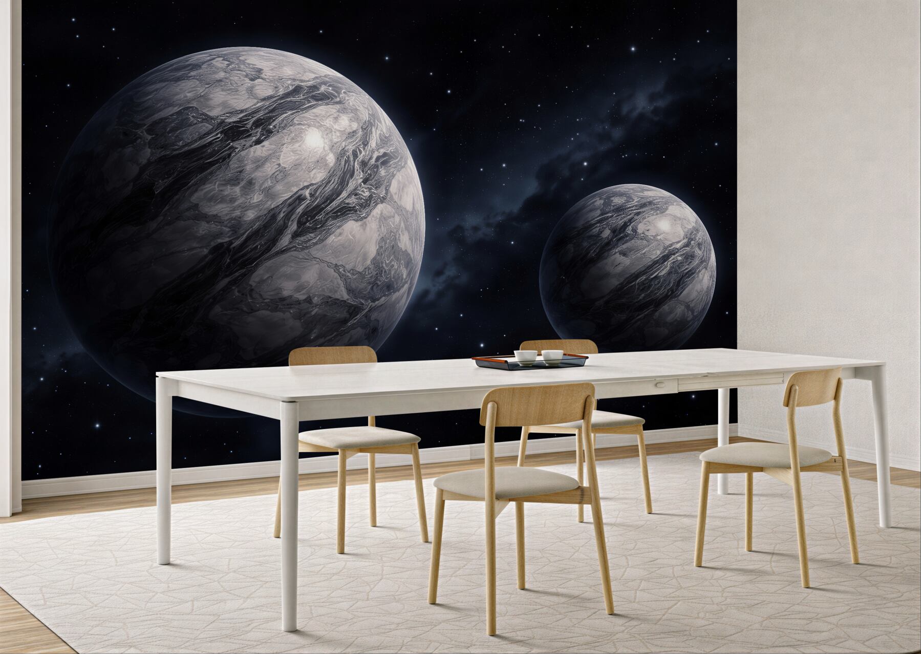 Fototapeta mroczne planety w gwiezdnej ciszy?v23