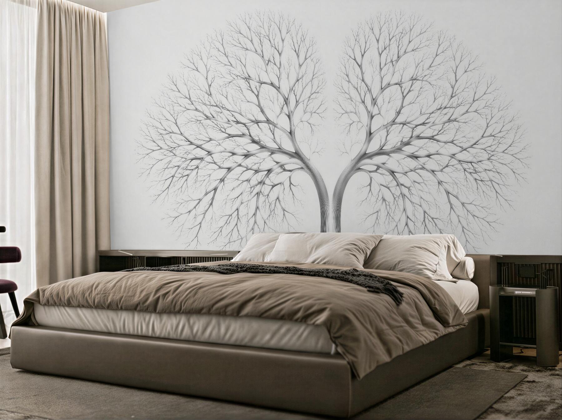 Fototapeta srebrne drzewo harmonii?v23
