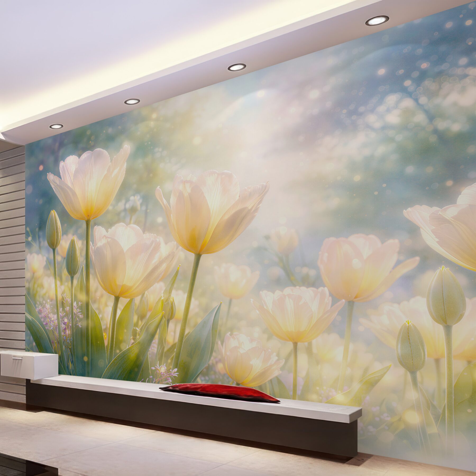 Fototapeta Świetliste tulipany o poranku?v23
