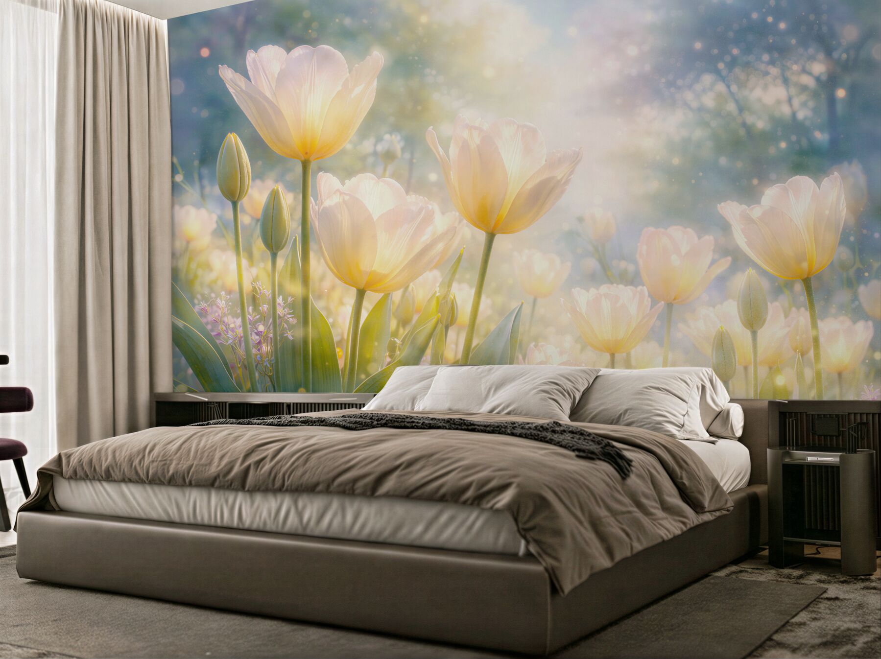 Fototapeta Świetliste tulipany o poranku?v23