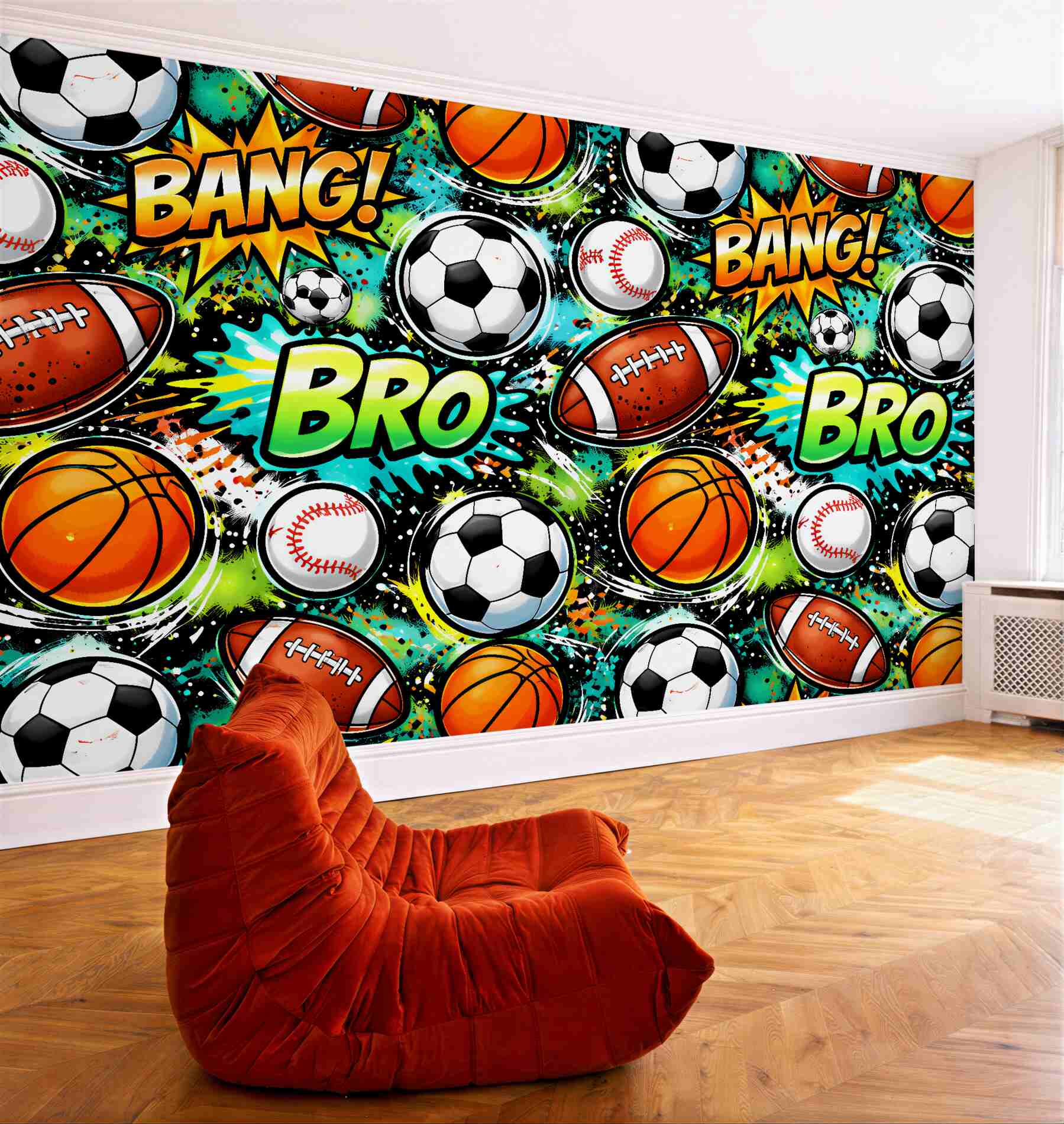 Fototapeta komiksowy Świat sportu?v23