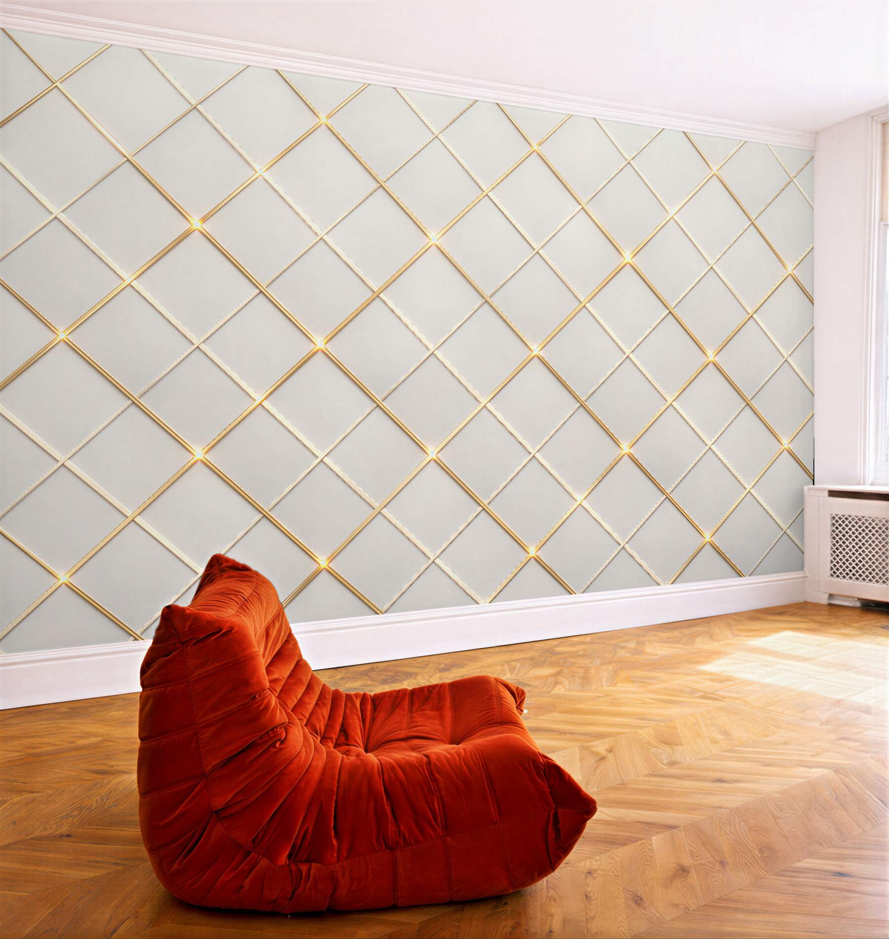 Fototapeta złota geometryczna elegancja?v23