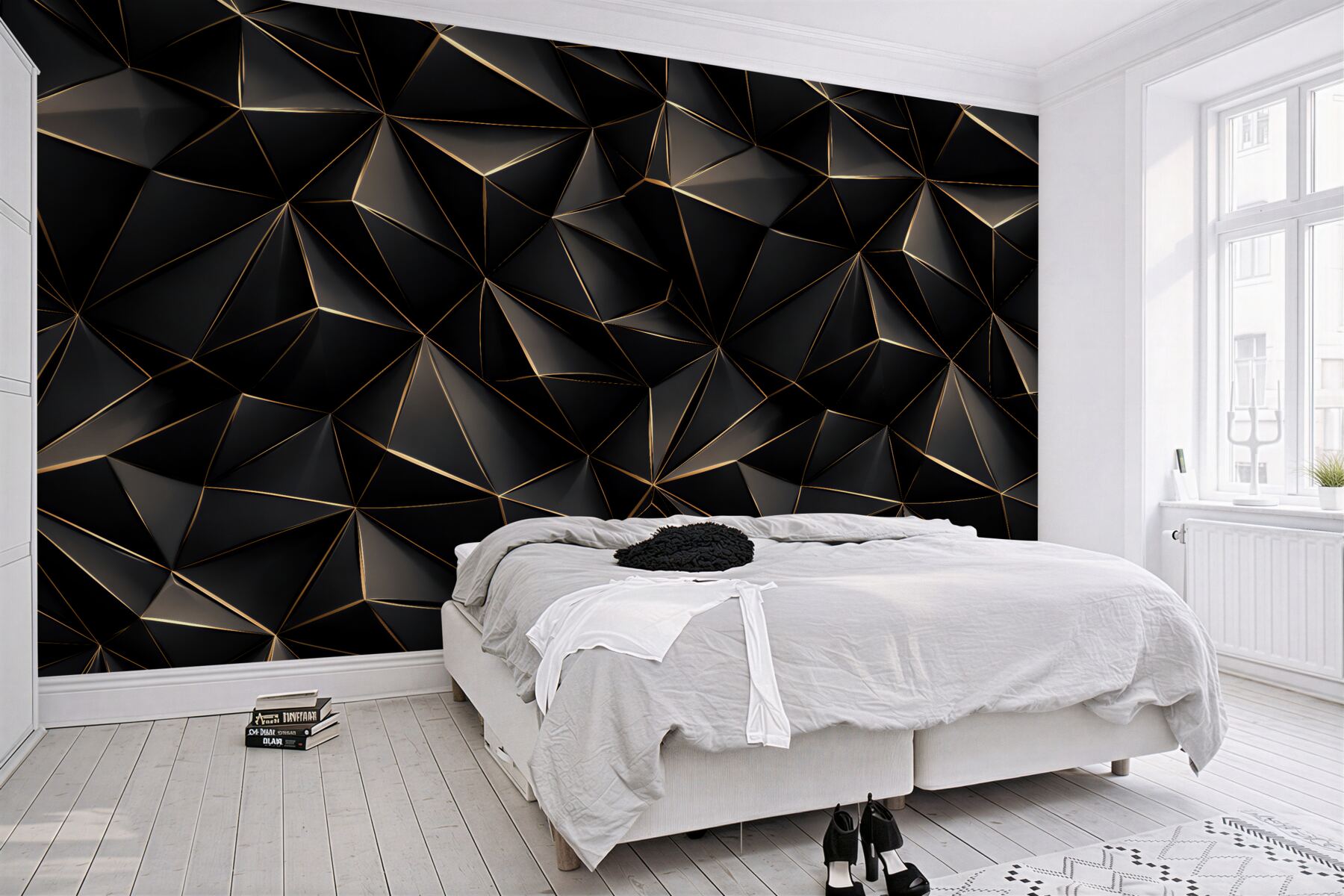 Fototapeta czarna geometryczna elegancja?v23