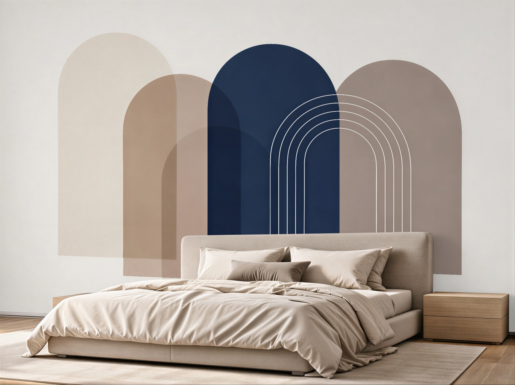 Fototapeta minimalistyczne łuki w beżach?v23