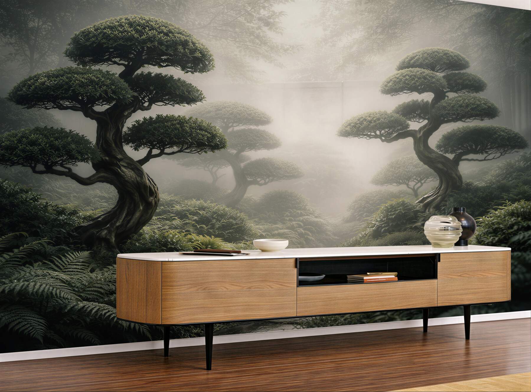 Fototapeta mistyczny ogród bonsai?v23