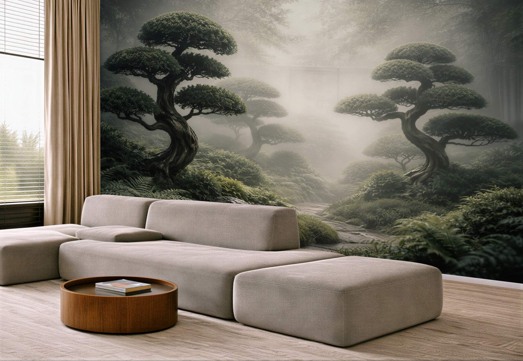 Fototapeta mistyczny ogród bonsai?v23