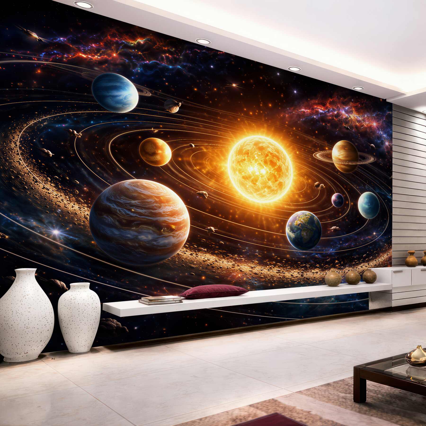 Fototapeta słoneczny układ planetarny?v23