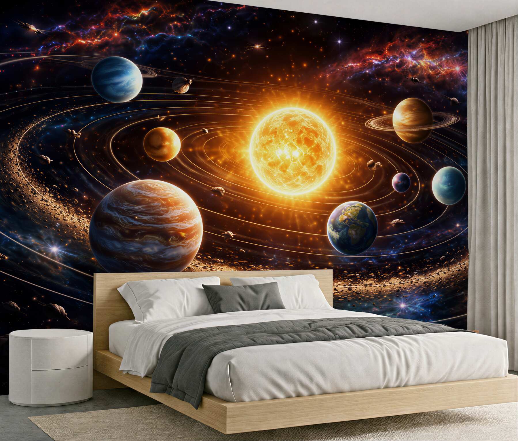 Fototapeta słoneczny układ planetarny?v23