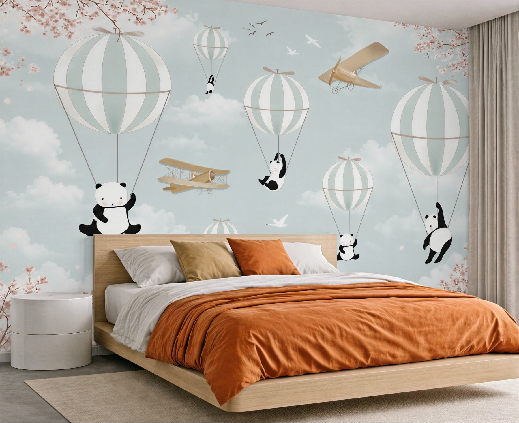 Fototapeta balony i pandy?v23