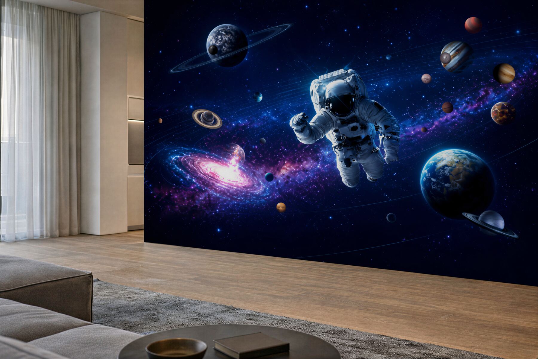 Fototapeta astronauta w kosmosie?v23